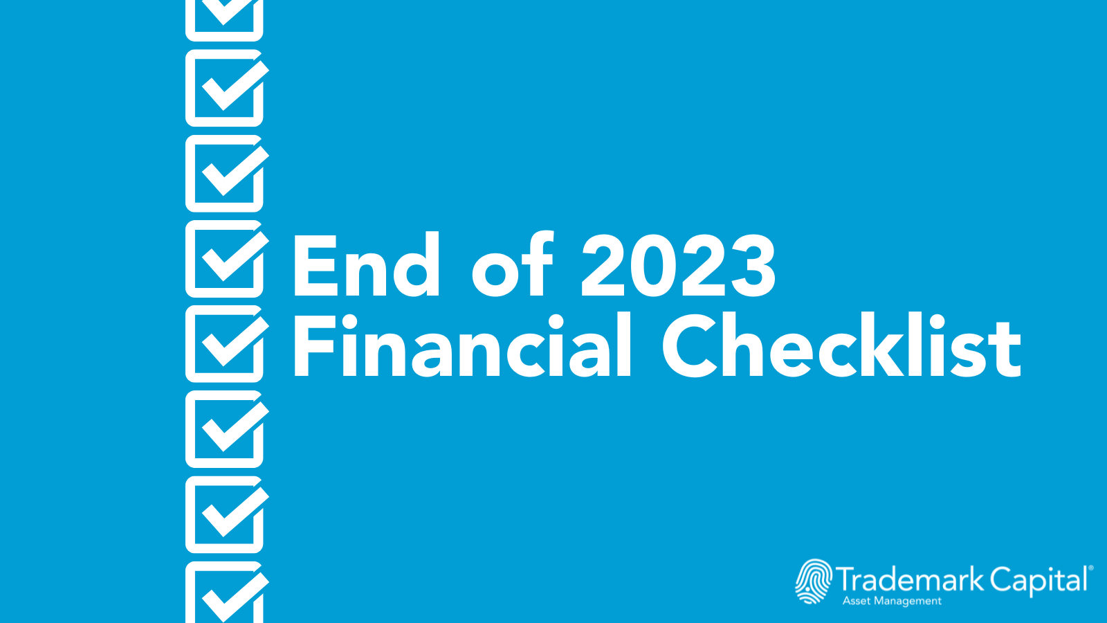 End of 2023 Financial Checklist